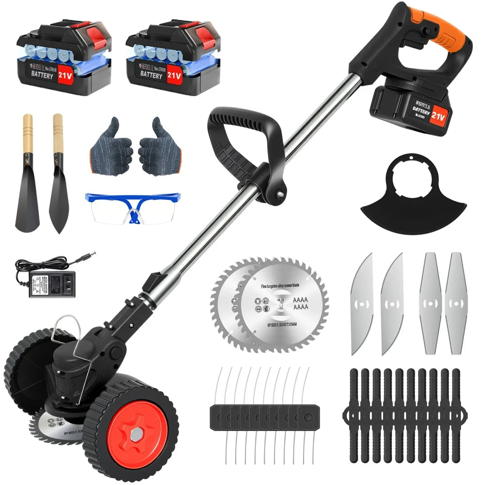 Cordless Electric Lawn Mower Grass Trimmer