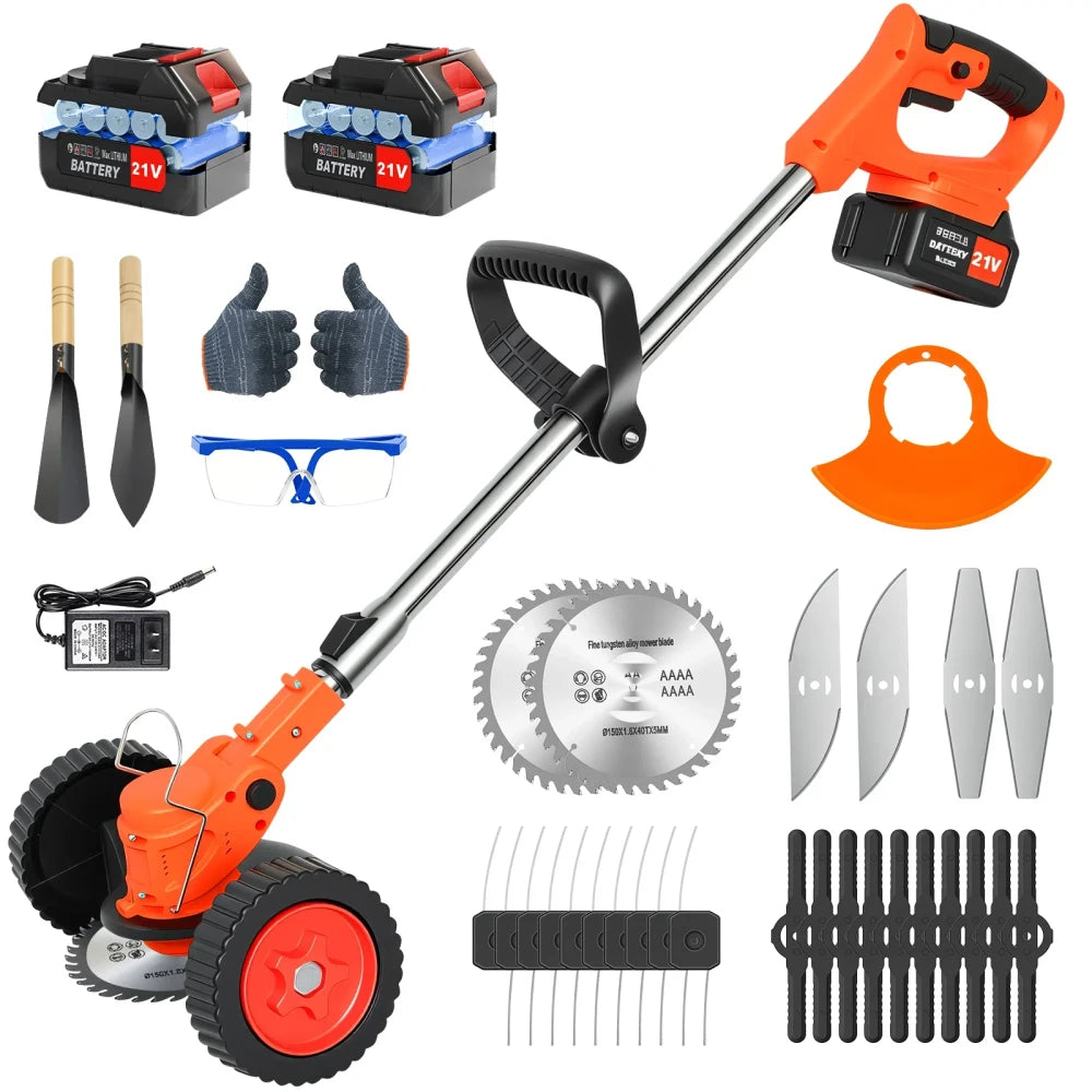 Cordless Electric Lawn Mower Grass Trimmer