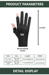 Gants de cyclisme en soie glacée