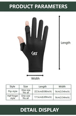 Gants de cyclisme en soie glacée