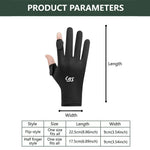 Gants de cyclisme en soie glacée