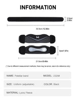 Adjustable Patella Stabilizer Knee Strap