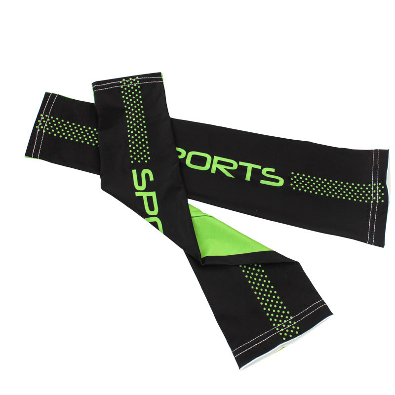 Men's UV Protection Ice Silk Arm Sleeves for Summer