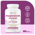 Elevate Your Wellness with Magnesium Complex for Women - 240 Vegetarian Capsules | Powerful 20-in-1 Blend with Vitamin D3, K2, Ashwagandha & More | Filler-Free & Non-GMO