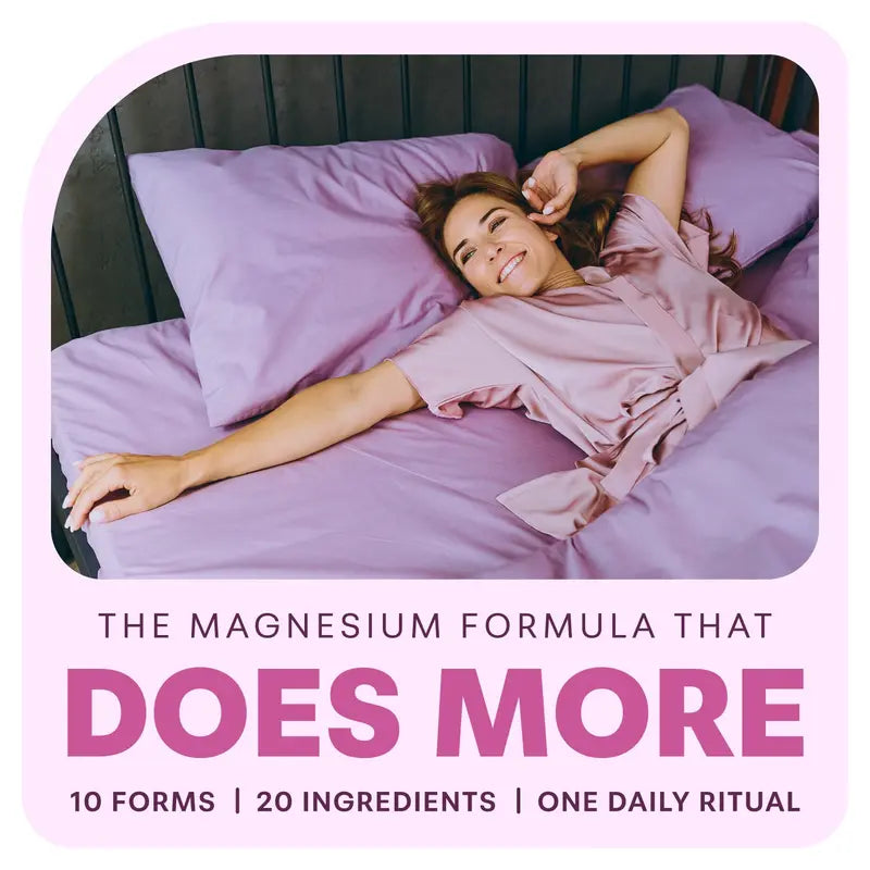 Elevate Your Wellness with Magnesium Complex for Women - 240 Vegetarian Capsules | Powerful 20-in-1 Blend with Vitamin D3, K2, Ashwagandha & More | Filler-Free & Non-GMO