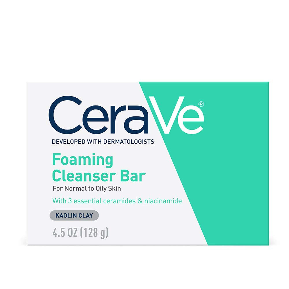 Foaming Cleanser Bar for Oily Skin, 4.5 oz Face and Body Wash