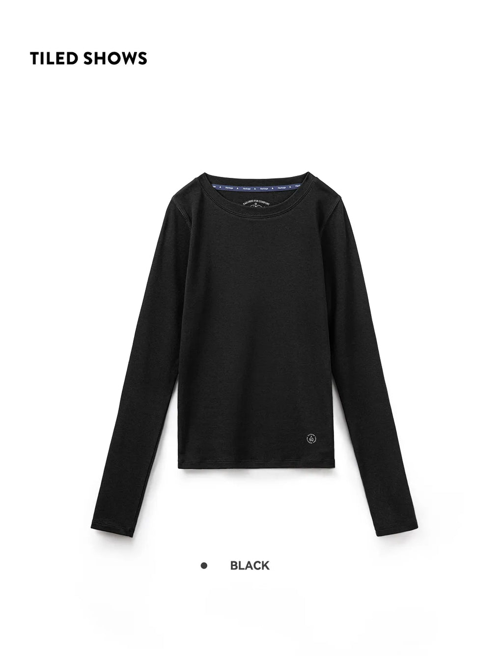 Maden Women's Thermal Long-Sleeve Crew Top