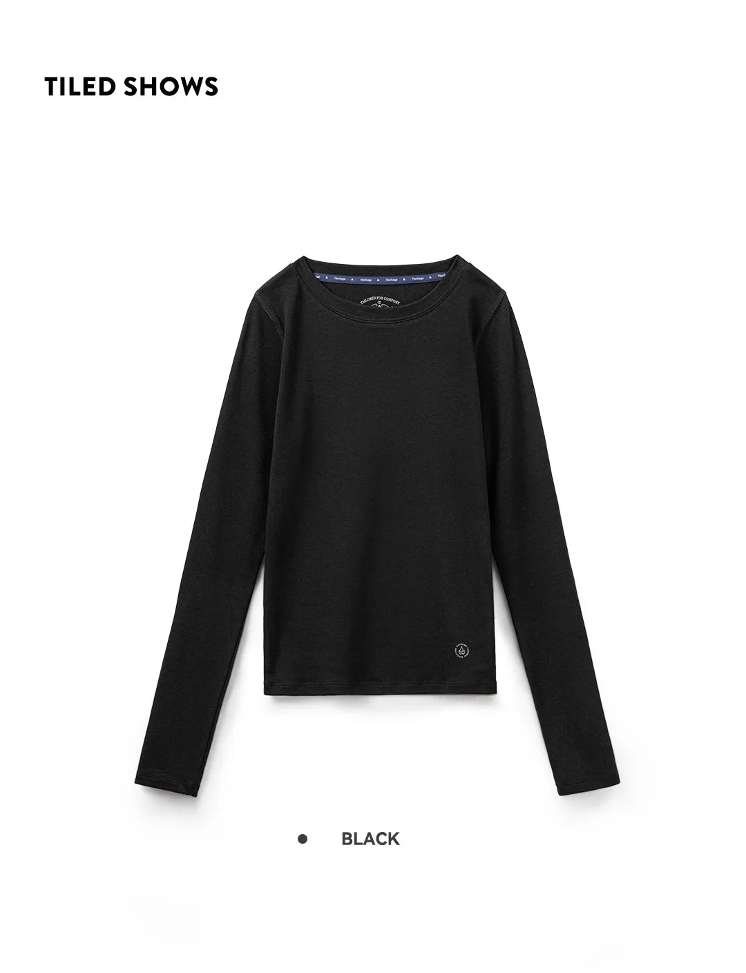 Maden Women's Thermal Long-Sleeve Crew Top