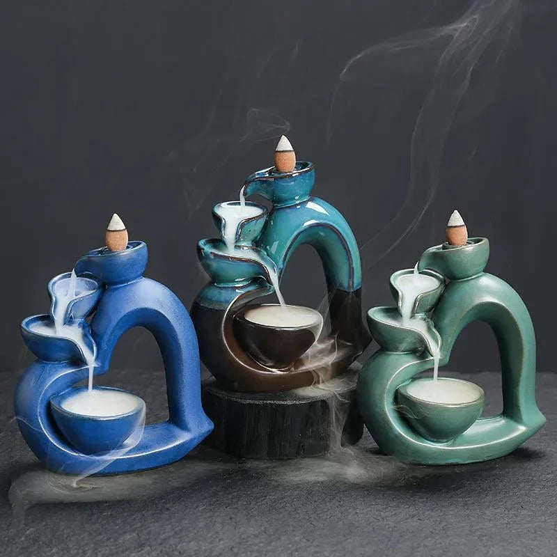 1pc Heart-Shaped Incense Holder for Backflow Incense Unique Valentine's Day Present for Yoga and Meditation