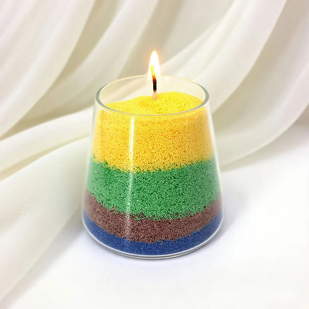 500g/Pack Colorful Natural Palm Pearl Sand Wax White Pink Fragrance Floating Granulated Candles for Weddings Yoga Meditation