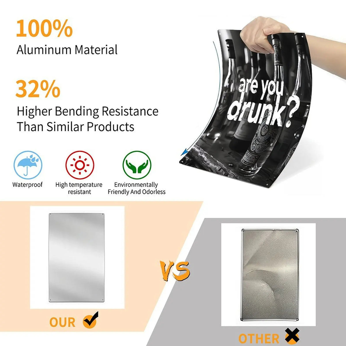 Drop Shipping 20*30cm Custom Sublimation Aluminum Photo Panel Metal Art For Yoga Shop Interior Bulk Wall Ornament Gift