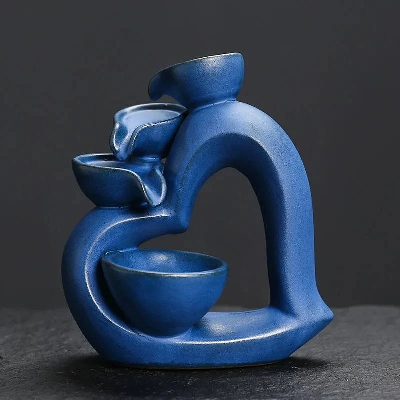 1pc Heart-Shaped Incense Holder for Backflow Incense Unique Valentine's Day Present for Yoga and Meditation