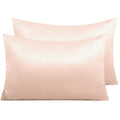 Satin pillowcases set of 2 in pink
