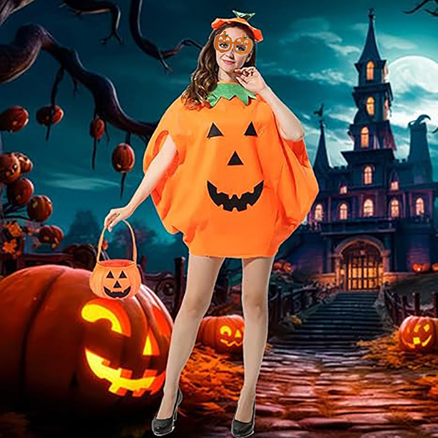Kids Halloween Pumpkin Costume for Stage Performance