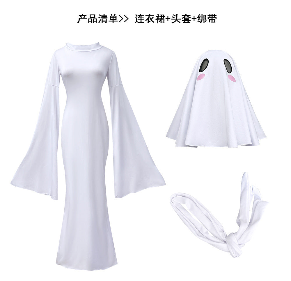 Women's Sexy Ghost Halloween Costume Dress