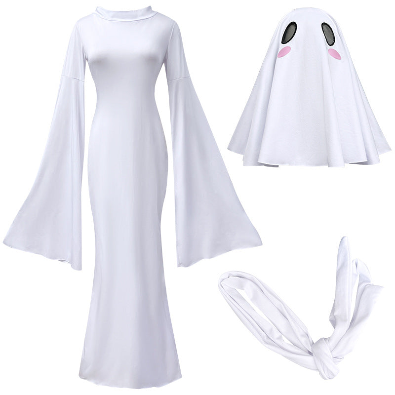 Women's Sexy Ghost Halloween Costume Dress