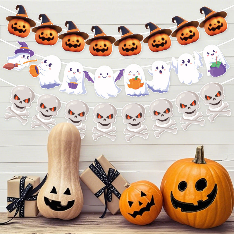 Halloween Flag Party Supplies Decoration Scene Atmosphere Banner