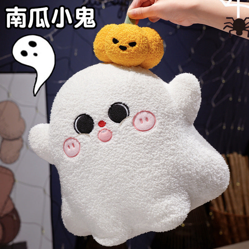 Halloween Pumpkin & Ghost Plush Pillow Doll
