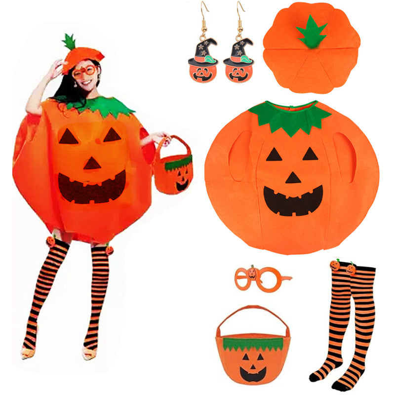 Kids Halloween Pumpkin Costume for Stage Performance