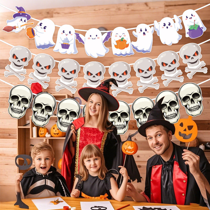 Halloween Flag Party Supplies Decoration Scene Atmosphere Banner
