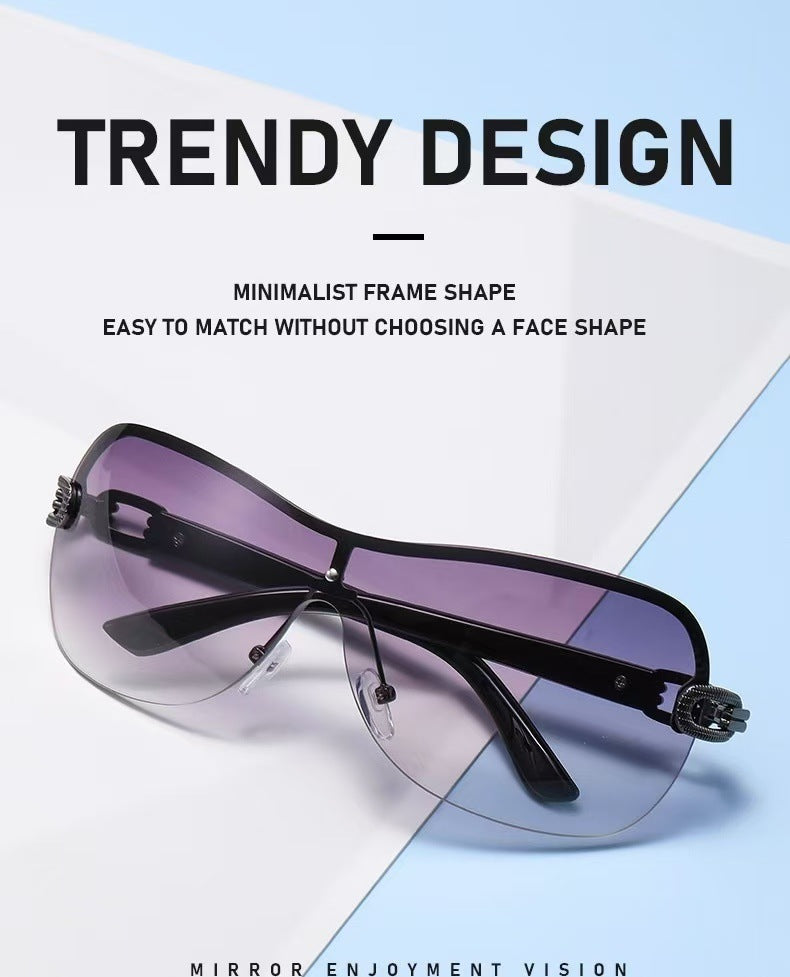 Women Men Gradient Lens Sun Glasses Casual Square Sunglasses Female Male Designer Brand Lovely Travel Outdoor Oculos De Sol