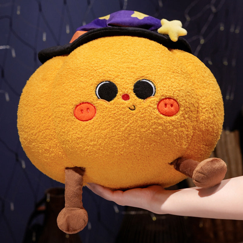 Halloween Pumpkin & Ghost Plush Pillow Doll