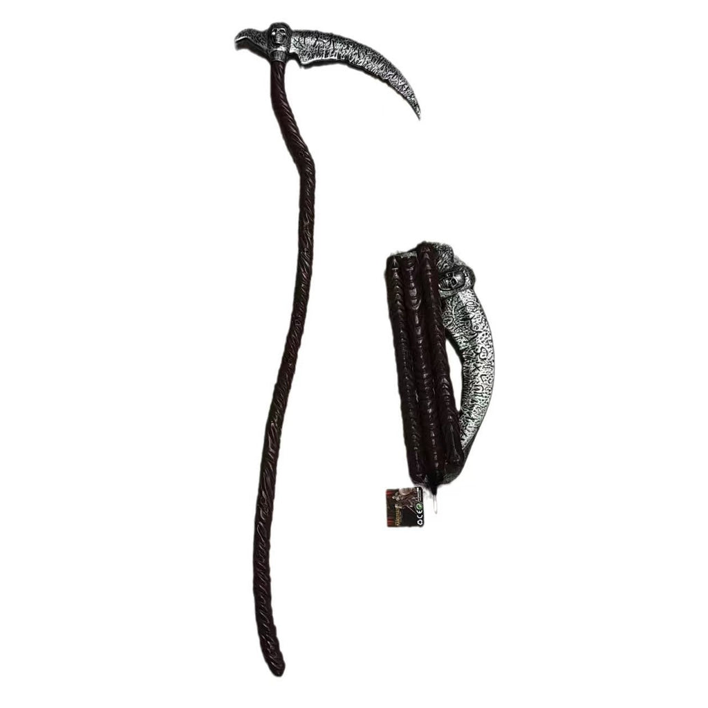 Halloween Weapon Props Set - Axe, Sickle & Knife
