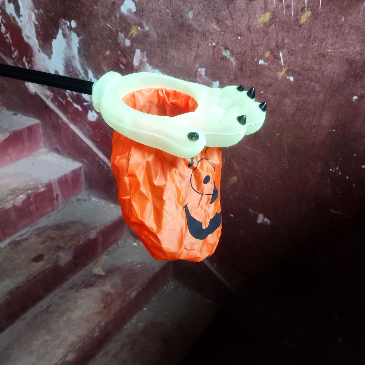 Kids Halloween Candy Bag - Skull & Pumpkin