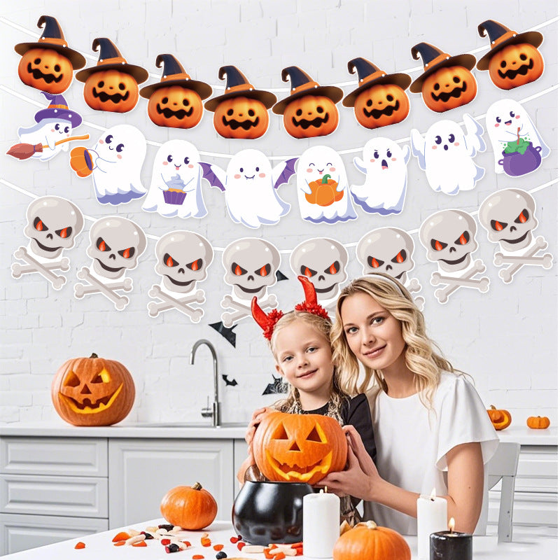 Halloween Flag Party Supplies Decoration Scene Atmosphere Banner