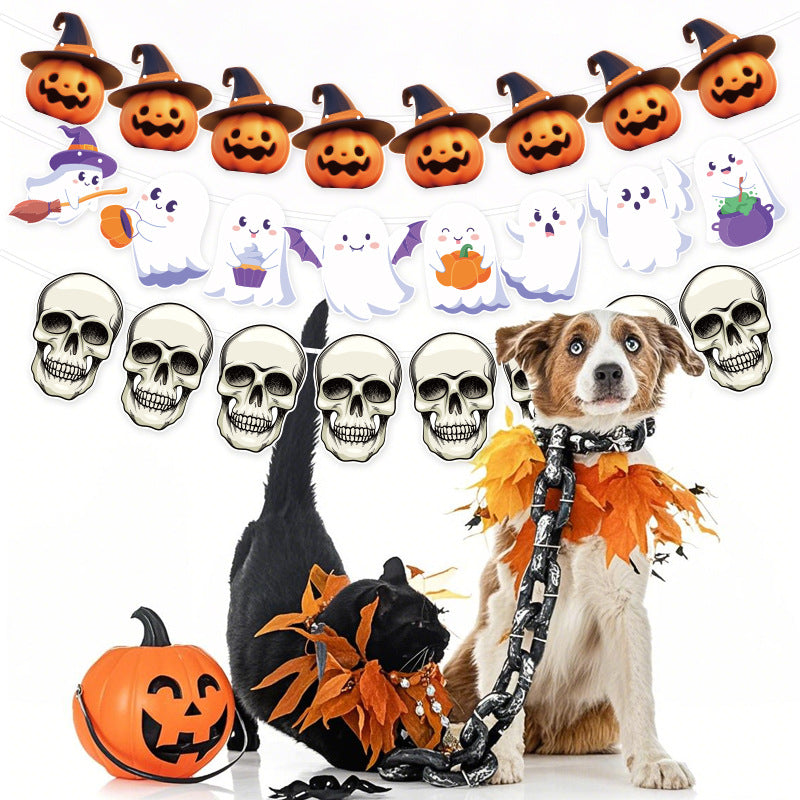 Halloween Flag Party Supplies Decoration Scene Atmosphere Banner