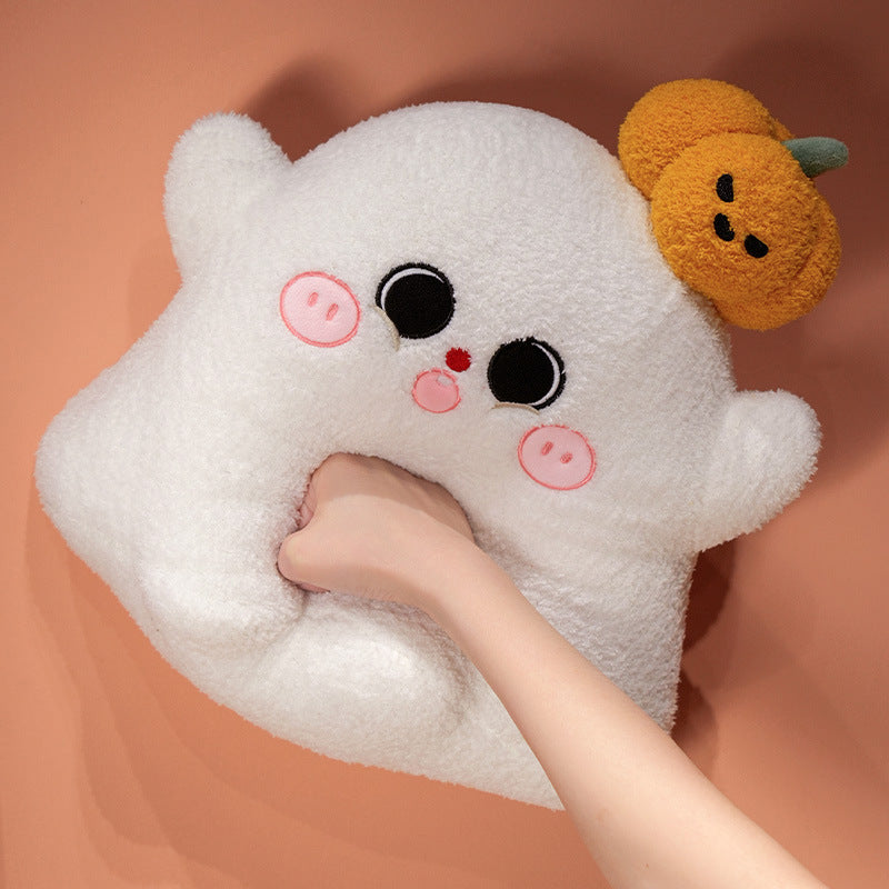 Halloween Pumpkin & Ghost Plush Pillow Doll