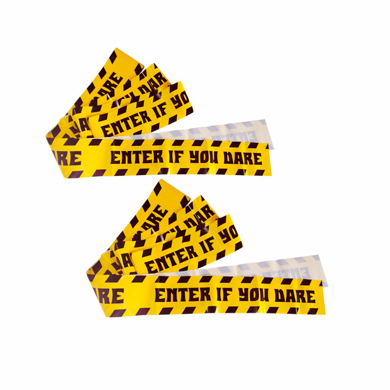 Halloween Party Decoration Warning Tape Horror Supplies