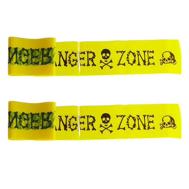 Halloween Party Decoration Warning Tape Horror Supplies