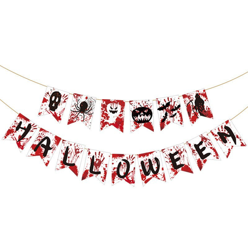 Halloween Flag Party Supplies Decoration Scene Atmosphere Banner