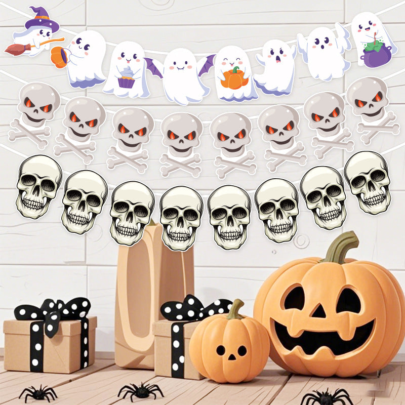 Halloween Flag Party Supplies Decoration Scene Atmosphere Banner