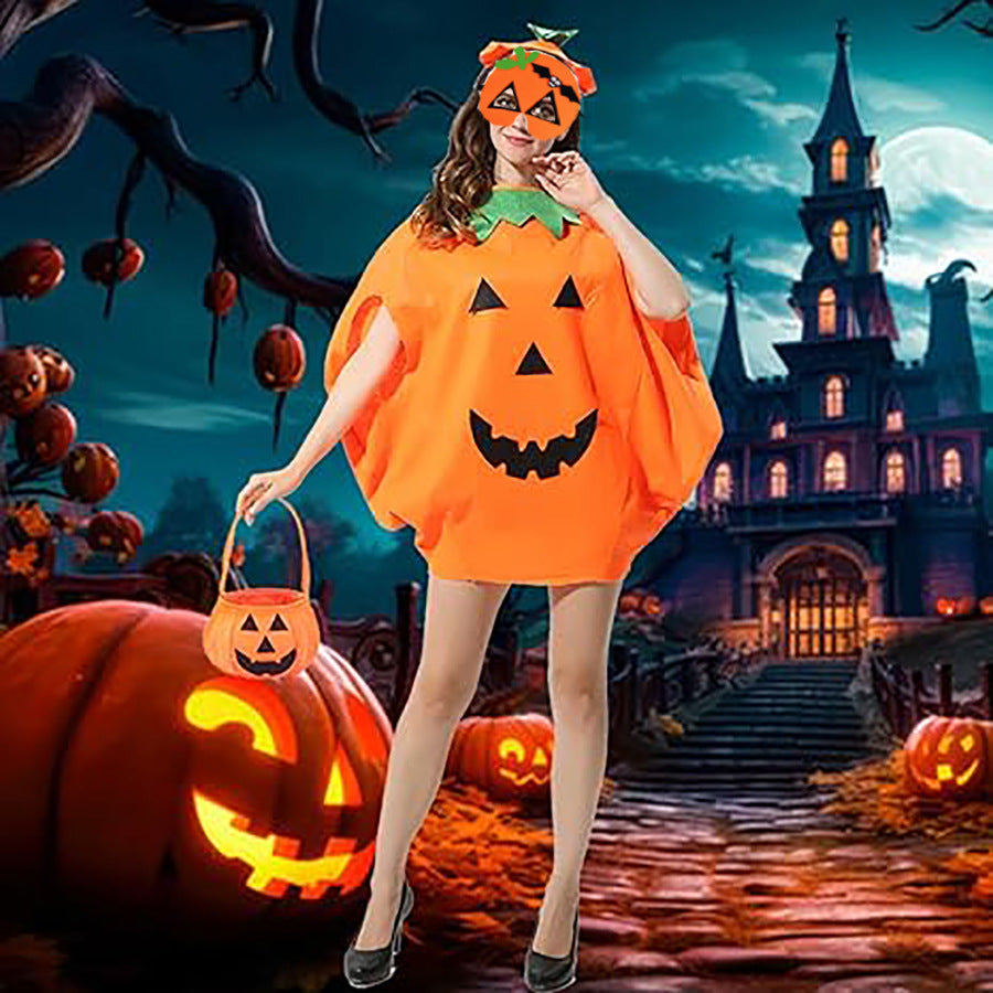 Kids Halloween Pumpkin Costume for Stage Performance