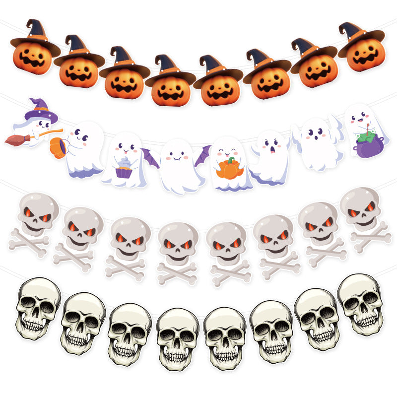 Halloween Flag Party Supplies Decoration Scene Atmosphere Banner