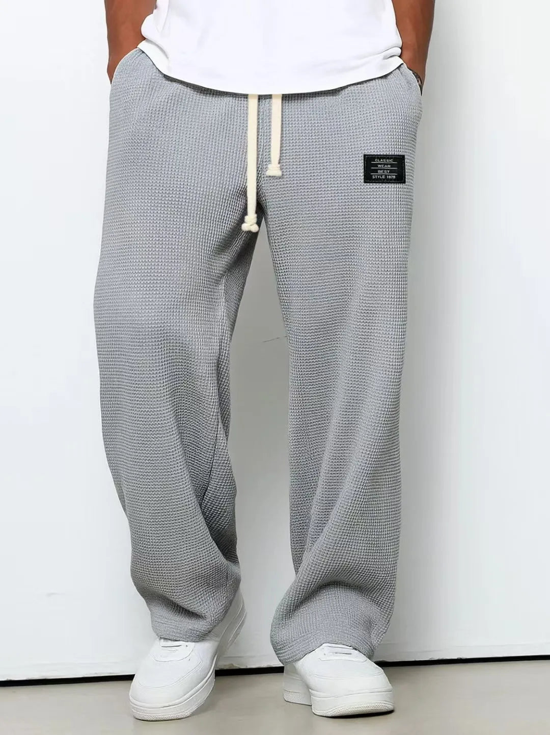 Men's Loose-Fit Stretchy Straight-Leg Sweatpants