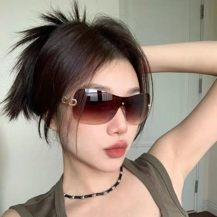 Women Men Gradient Lens Sun Glasses Casual Square Sunglasses Female Male Designer Brand Lovely Travel Outdoor Oculos De Sol