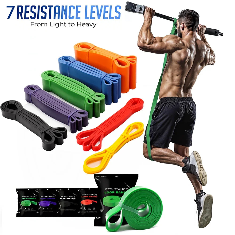 Nouvelles bandes de résistance, bandes d'assistance pour tractions, bandes d'exercice pour hommes ou femmes, fitness à domicile, étirements corporels, musculation