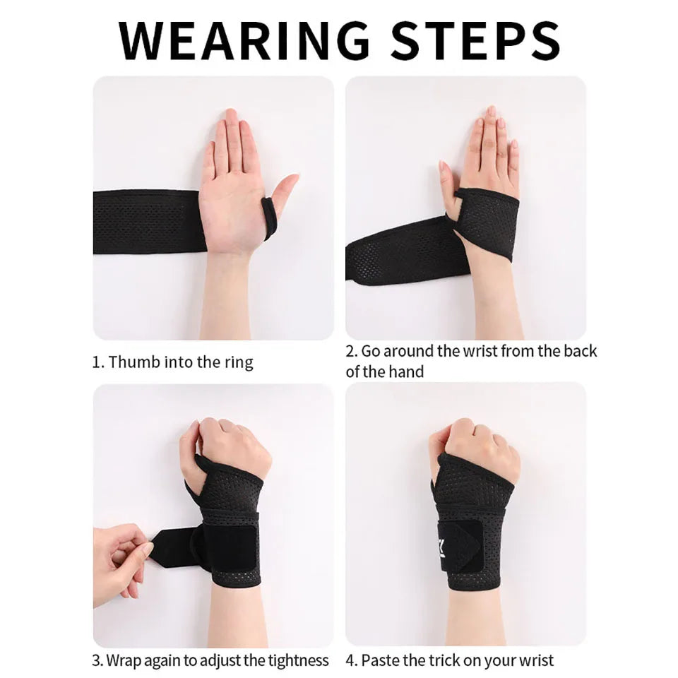 Breathable Wrist Support Brace for Gym/Work