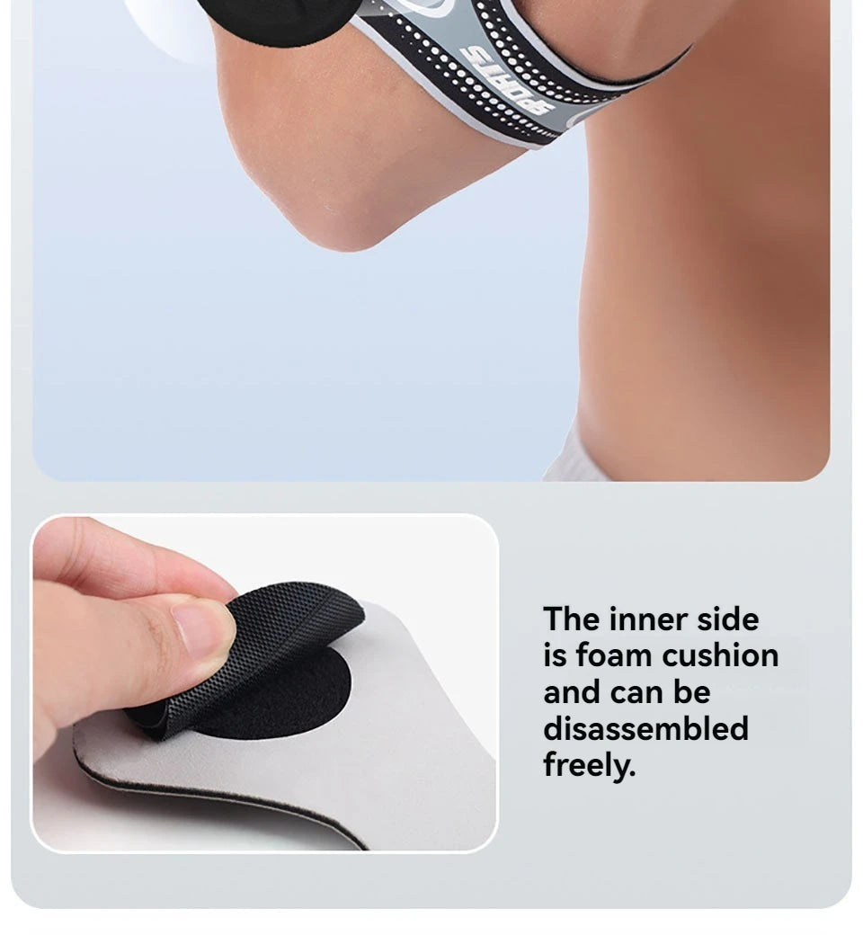 GTUBIKE 1PCS Manchon de compression pour coude, coudière de sport pour tendinite, protection pour tennis elbow, soulagement des douleurs articulaires et golf