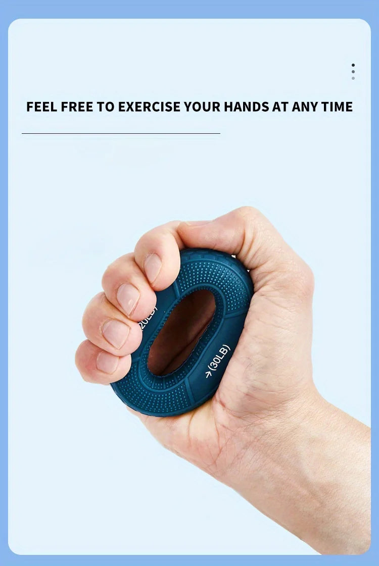Hand Grip Ring with Silicone Carpal Expander