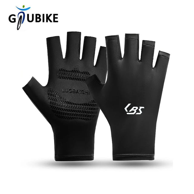 Gants de sport GTUBIKE en soie glacée d'été, gants antidérapants, respirants et légers pour le cyclisme, la pêche, la randonnée et la conduite en plein air