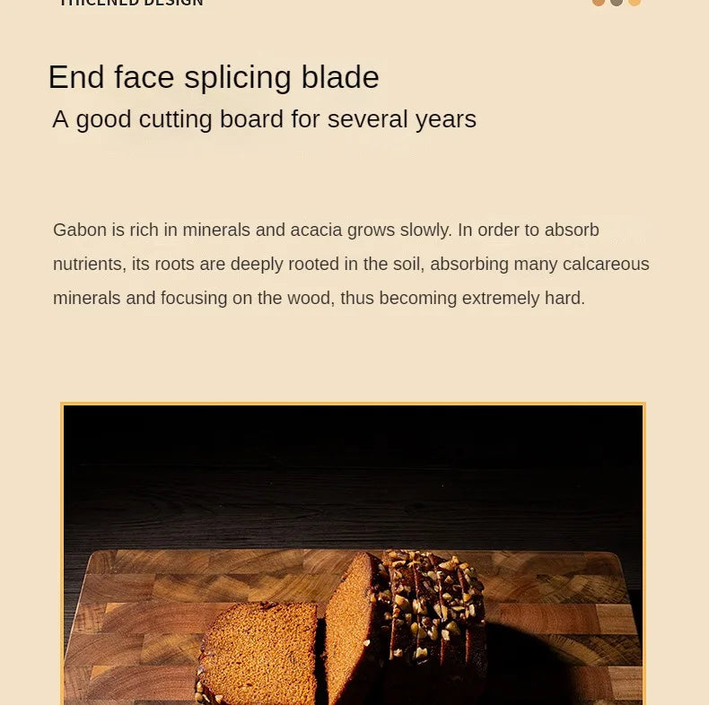 Double-Sided Acacia Wood Cutting Board