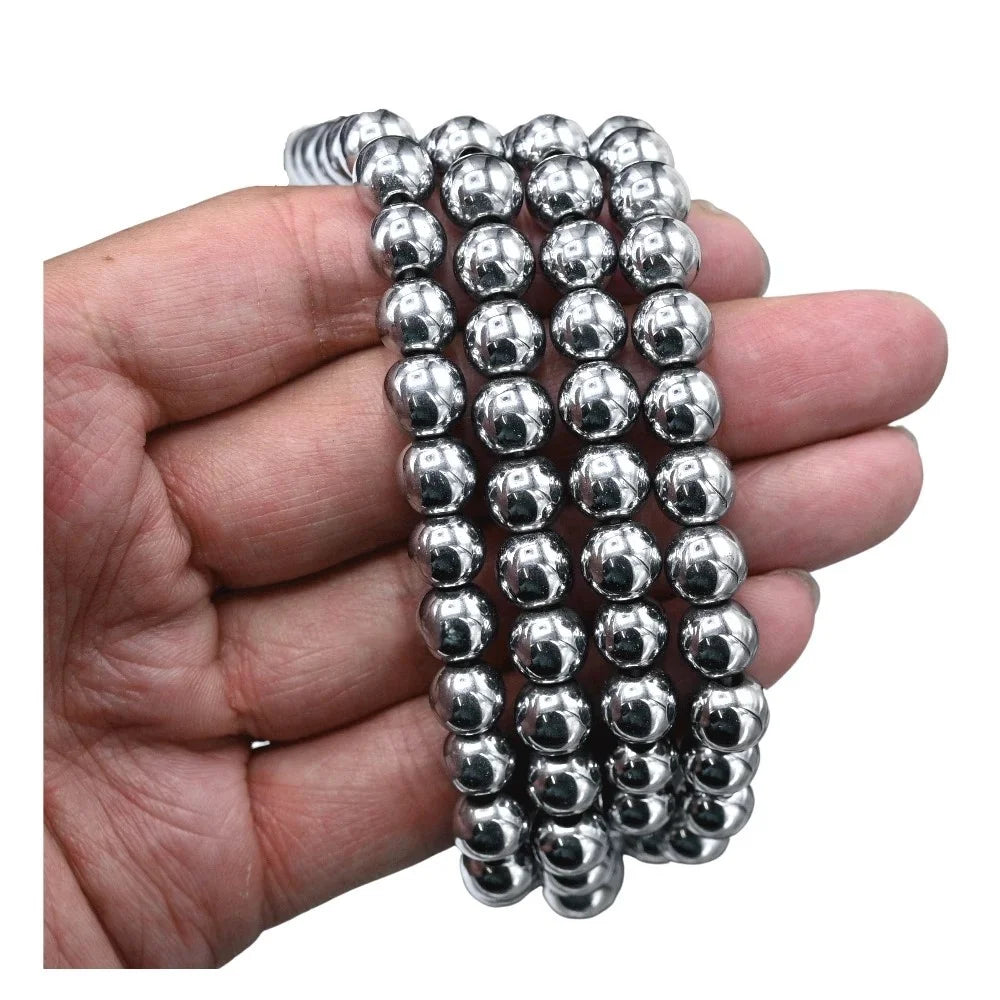 Crystal Jap Mala - 108 Beads, 8mm Polished