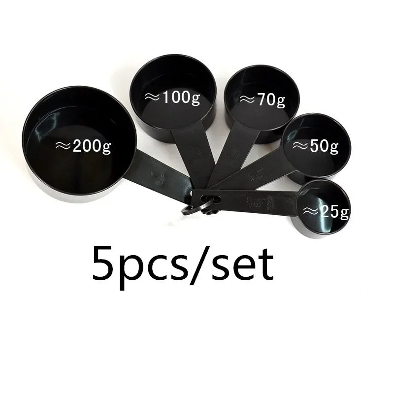 Lot de 5/10 ustensiles de mesure, cuillères à mesurer de cuisine, cuillère à café, pelle à sucre, cuillères de cuisine pour pâtisserie, farine, tasses à mesurer
