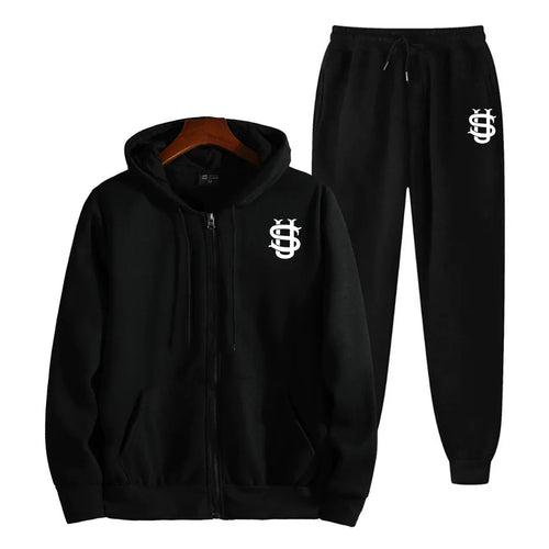2025 Fashion High Quality Hoodies and Black Sportswear Pants, Popular Casual Sports Jackets, New Running Clothes