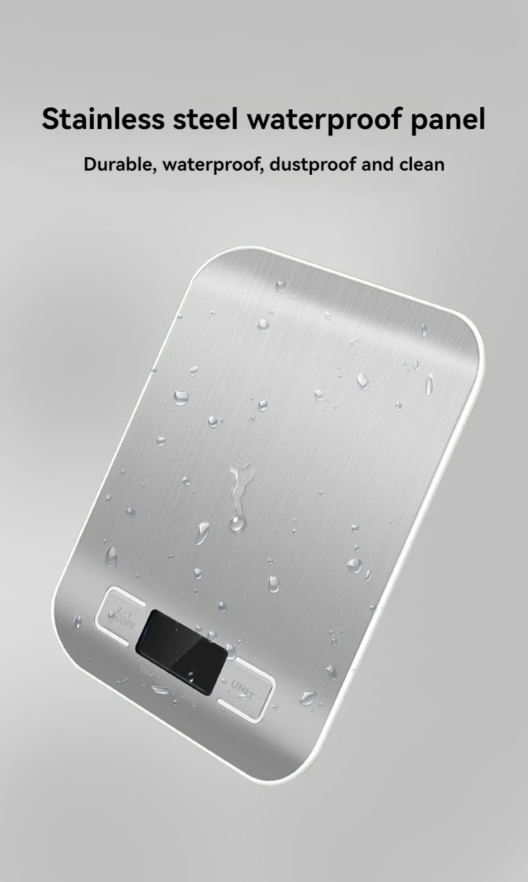 Digital Kitchen Scale with LED Display, 10kg/1g