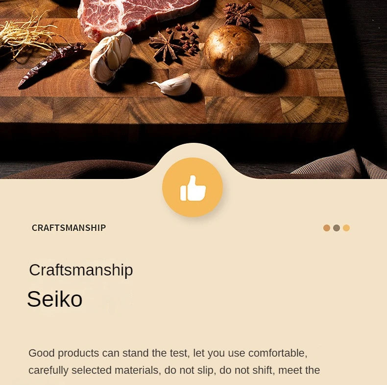 Double-Sided Acacia Wood Cutting Board